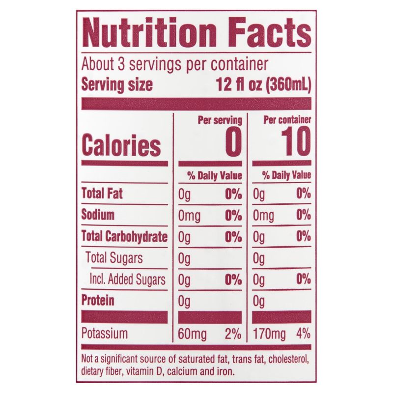 Bowl &amp; Basket Clear Delight Black Cherry Sparkling Flavored Beverage, 33.8 fl oz