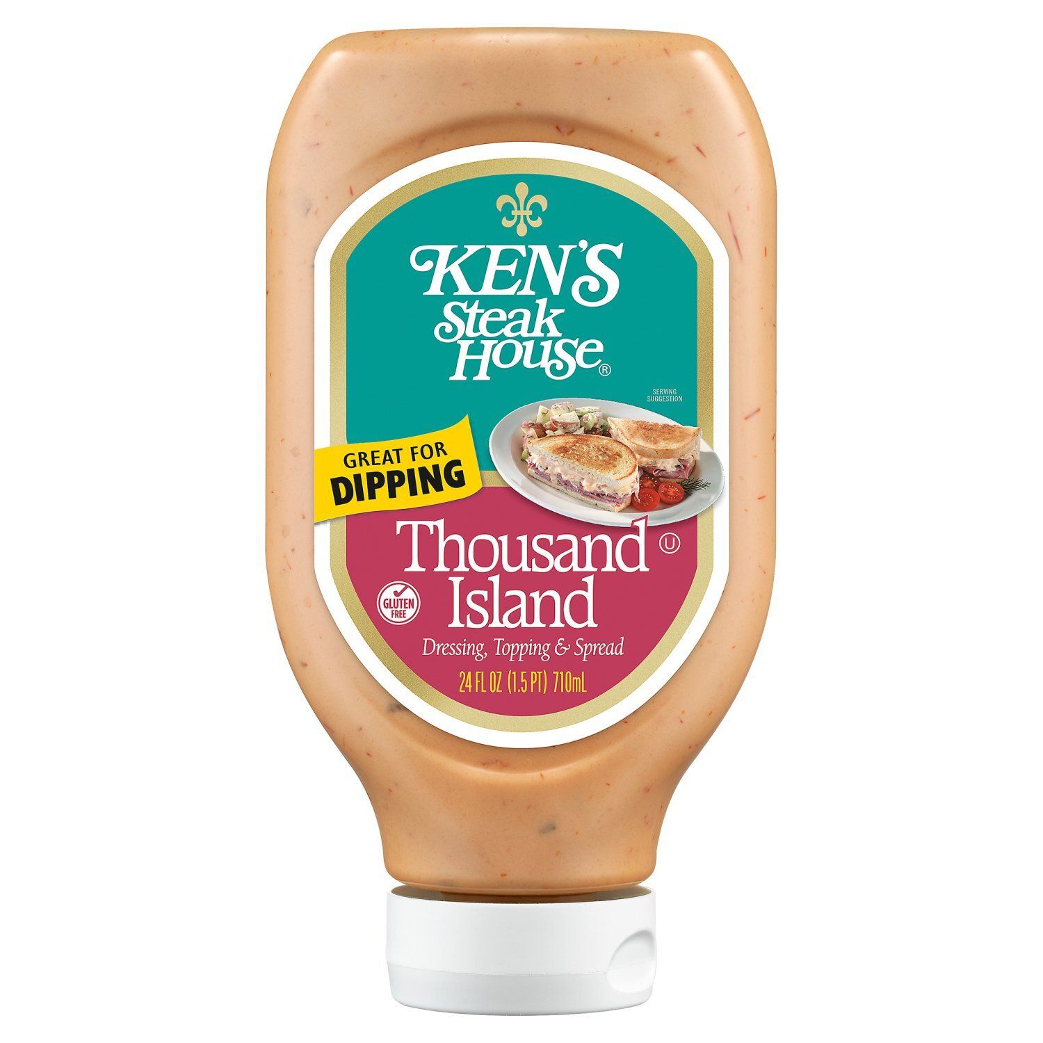 Ken's Steak House Thousand Island Dressing, Topping &amp; Spread, 24 fl oz