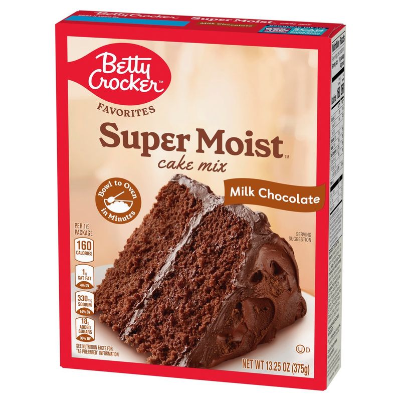 Betty Crocker Super Moist Favorites Milk Chocolate Cake Mix, 13.25 oz