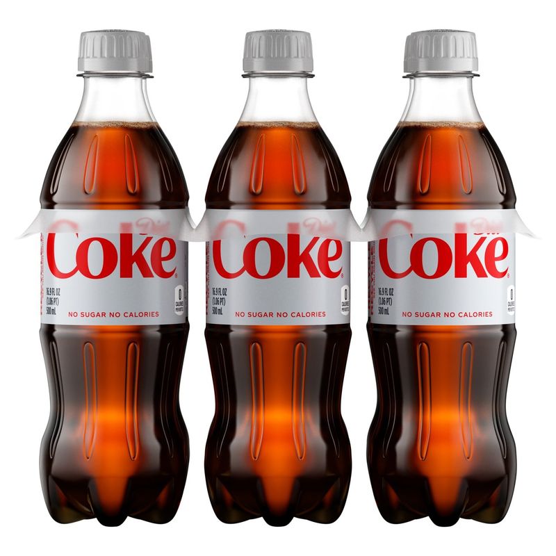 Diet Coke Soda, 16.9 fl oz, 6 count