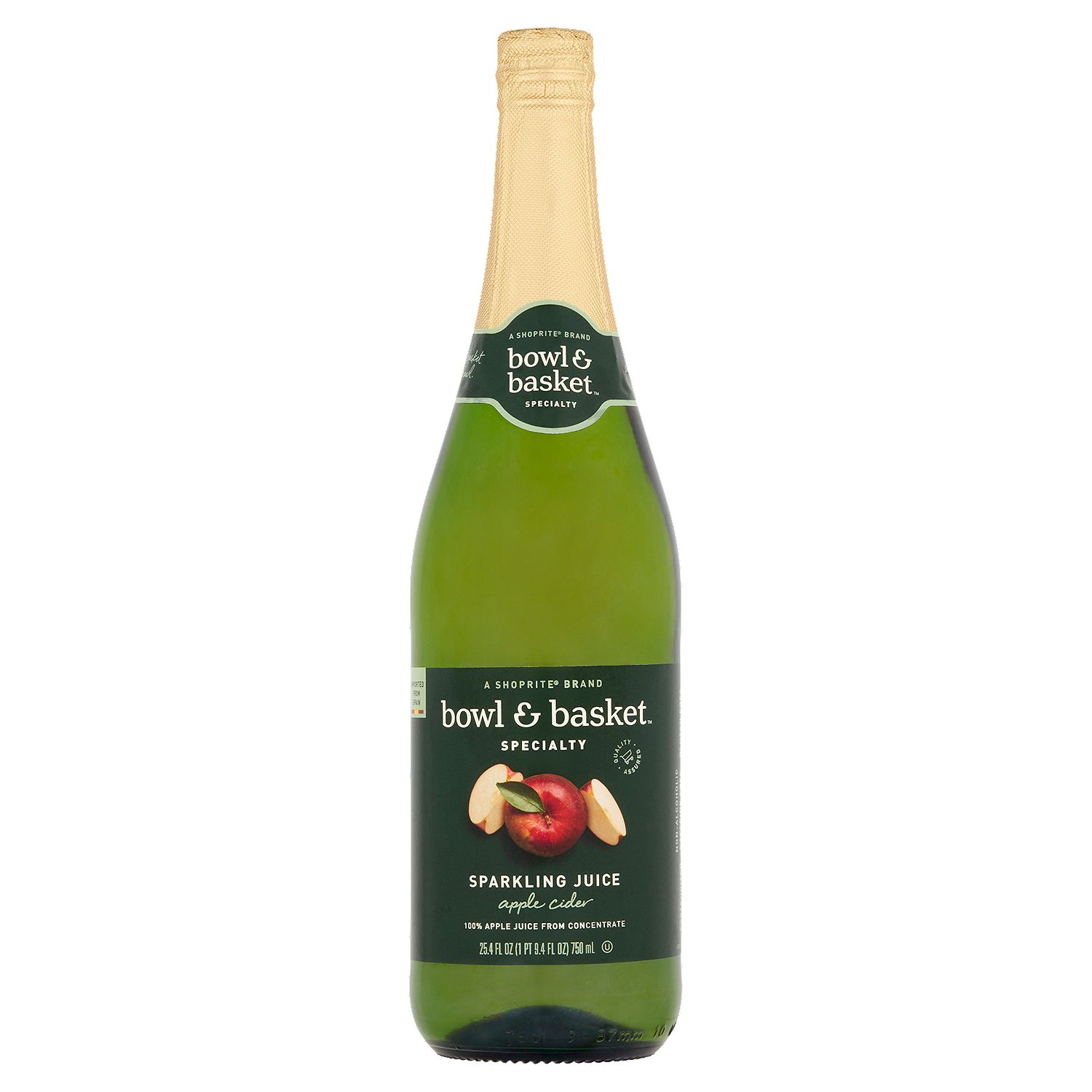 Bowl &amp; Basket Specialty Apple Cider Sparkling Juice, 25.4 fl oz