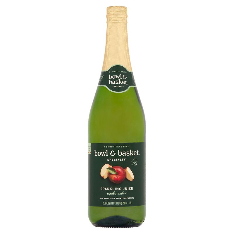 Bowl &amp; Basket Specialty Apple Cider Sparkling Juice, 25.4 fl oz