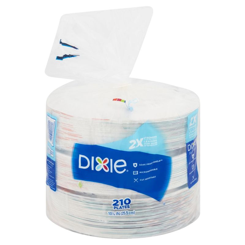 Dixie 10 1/16 IN Plates, 210 count