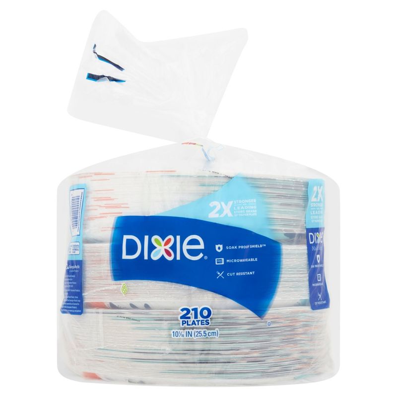 Dixie 10 1/16 IN Plates, 210 count
