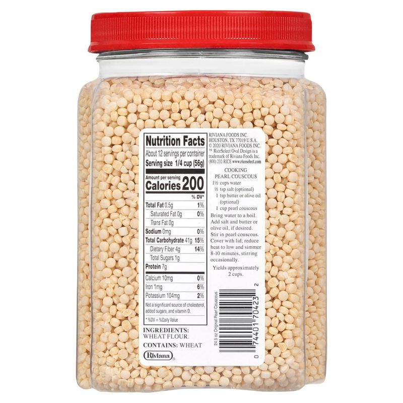 RiceSelect Pearl Couscous Toasted Israeli-Style Pasta, 24.5 oz