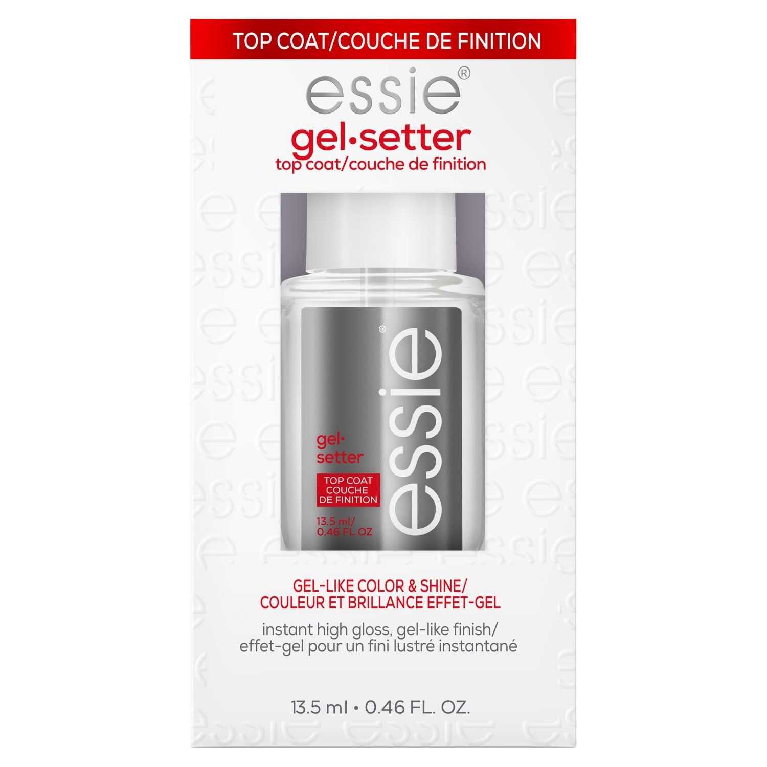 Essie Gel Setter Top Coat, 0.46 fl oz