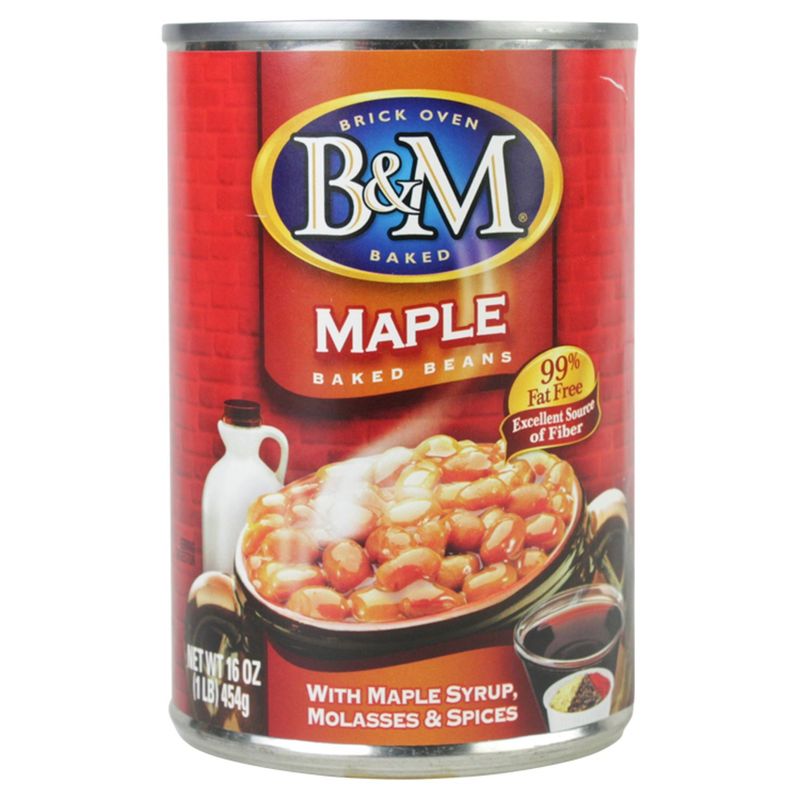 B&amp;M Maple Baked Beans, 16 oz