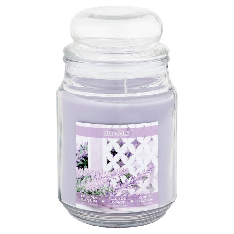 Star Lytes Lavender Blossom Scented Candle, 18 oz