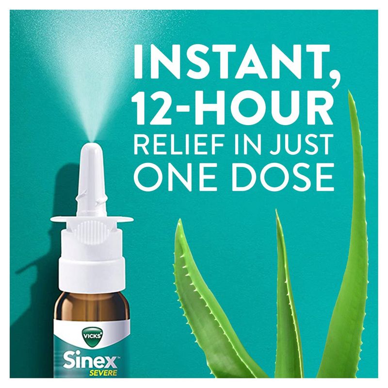 Vicks Sinex Severe Moisturizing Ultra Fine Mist, 1/2 fl oz