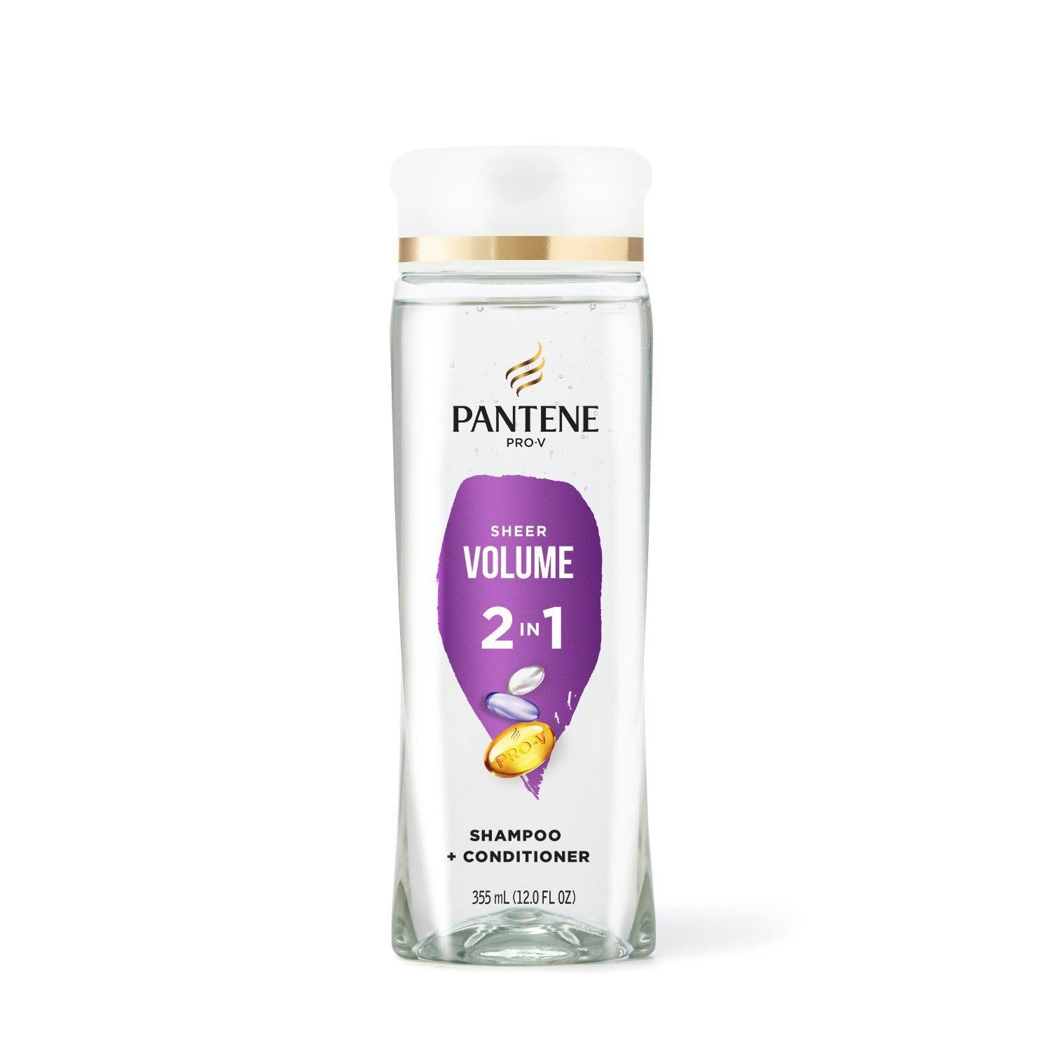 Pantene Sheer Volume 2-in-1 Shampoo &amp; Conditioner 12.0oz