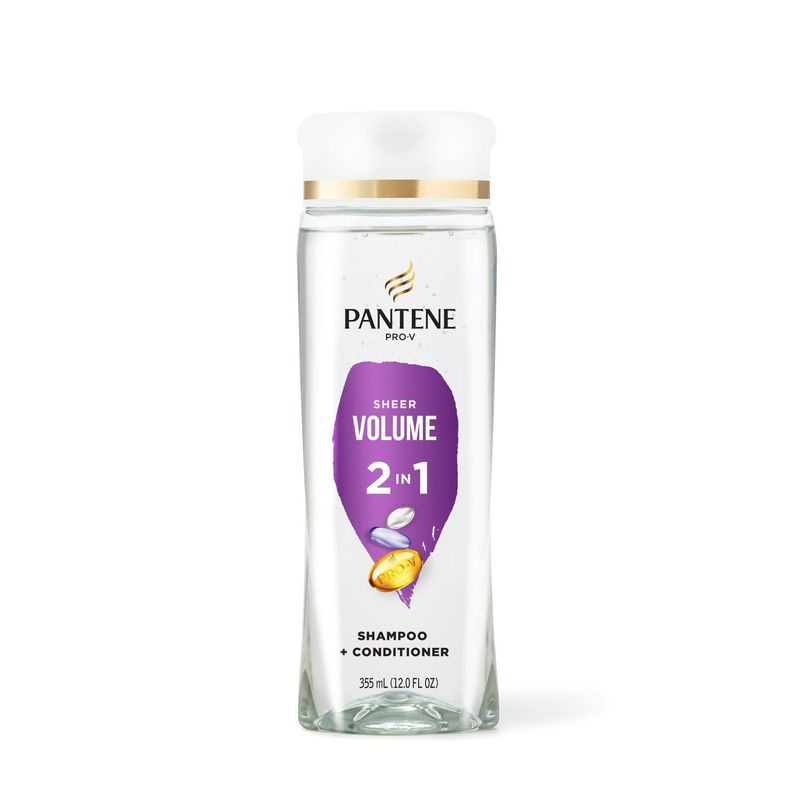 Pantene Sheer Volume 2-in-1 Shampoo &amp; Conditioner 12.0oz