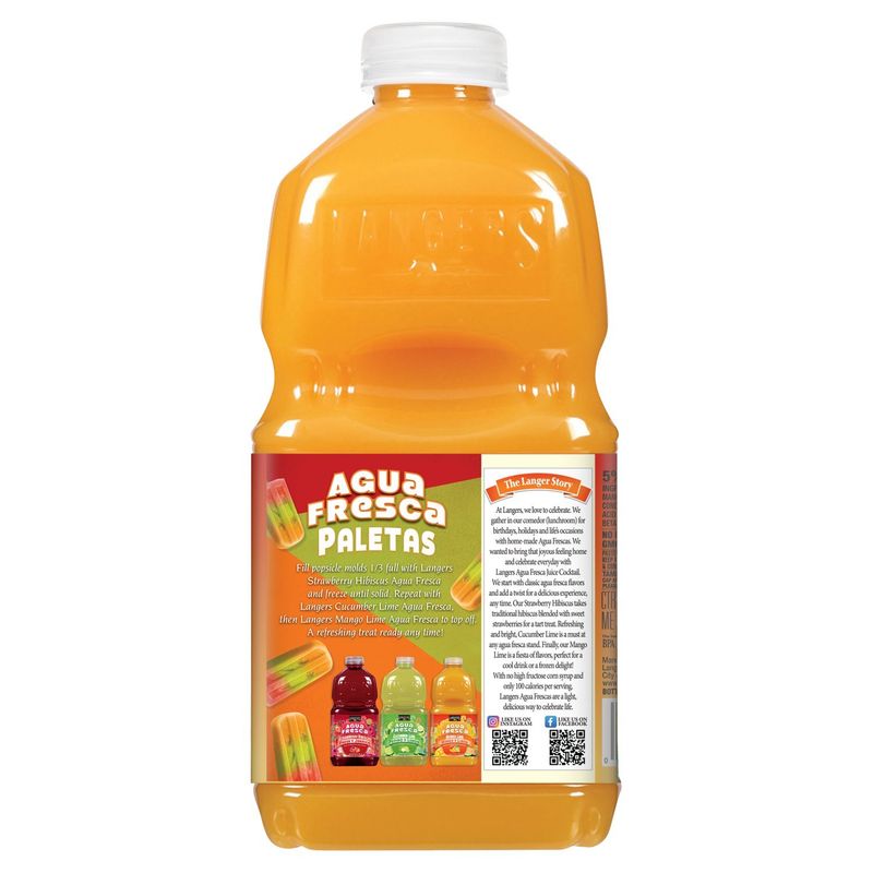 Langers Mango Lime Juice Cocktail, 64 fl oz