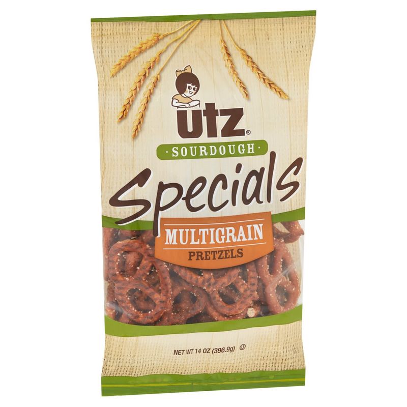 Utz Sourdough Specials Multigrain Pretzels, 14 oz