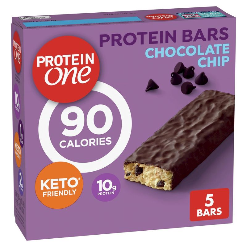 Protein One Chocolate Chip Protein Bars, 0.96 oz, 5 count