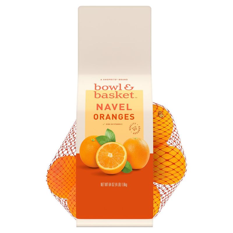 Bowl &amp; Basket Navel Oranges, 4 lb bag
