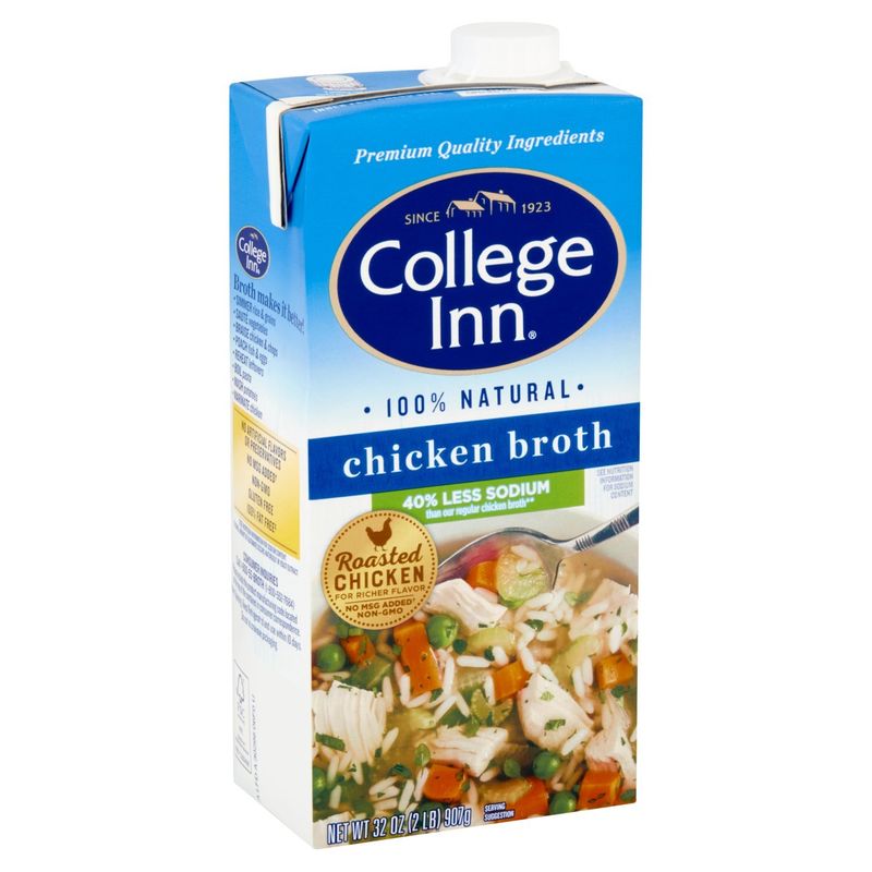 College Inn 40% Less Sodium Chicken Broth, 32 oz
