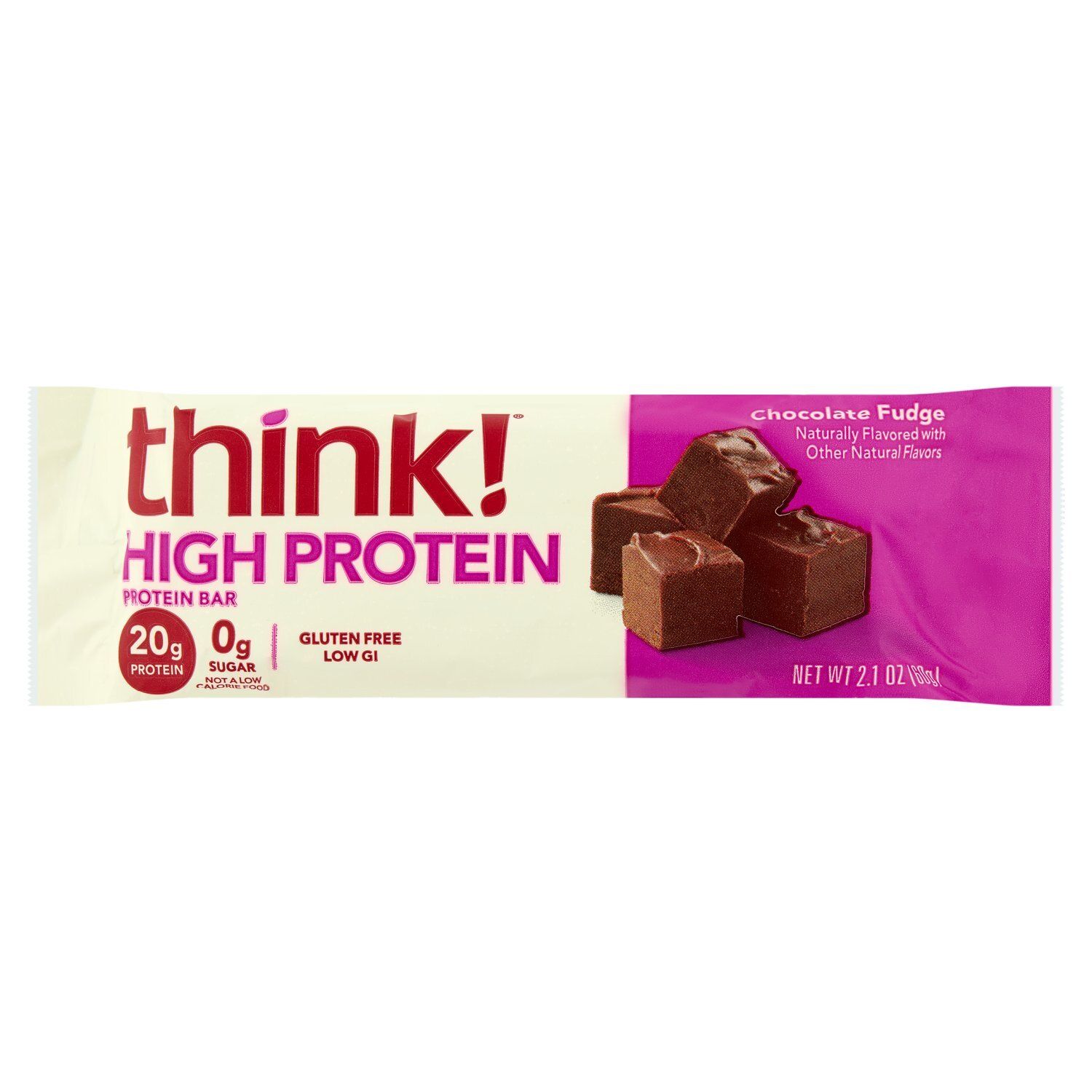 Think! Chocolate Fudge High Protein Bar, 2.1 oz