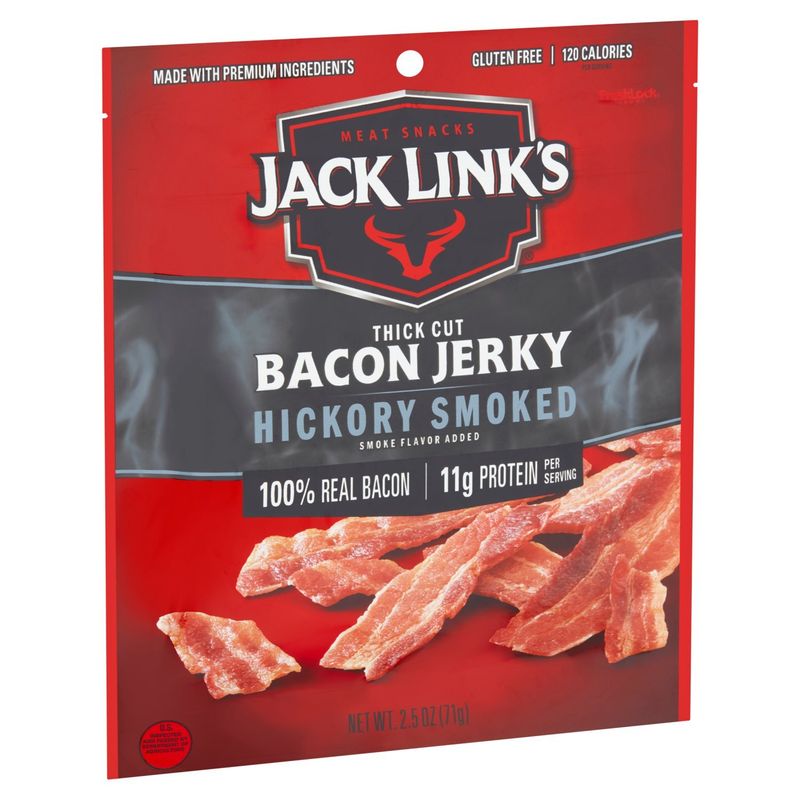 Jack Link's Hickory Smoked Thick Cut Bacon Jerky, 2.5 oz