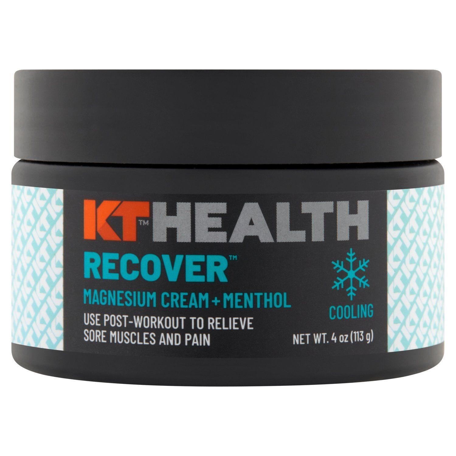 KT Health Recover Magnesium Cream + Menthol, 4 oz
