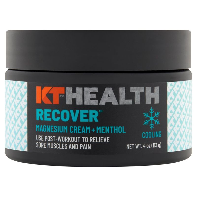 KT Health Recover Magnesium Cream + Menthol, 4 oz