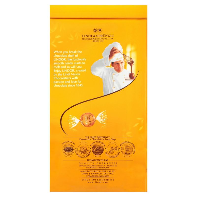 Lindt Lindor Irresistibly Smooth Caramel Milk Chocolate Truffles, 5.1 oz