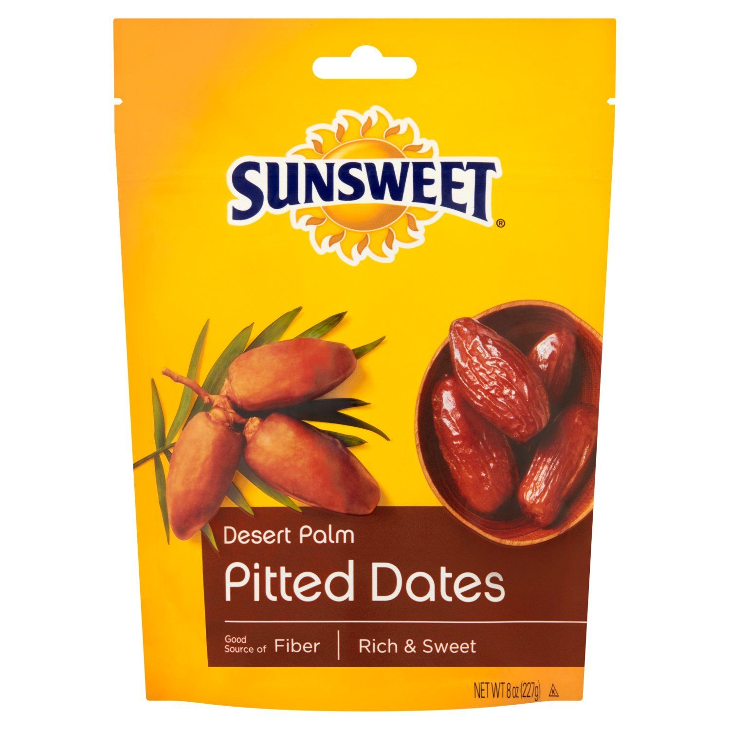 Sunsweet Desert Palm Pitted Dates, 8 oz