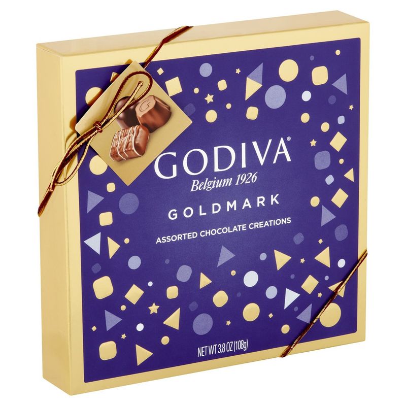 Godiva Goldmark Assorted Chocolate Gift Box, 9 count, 3.8 oz