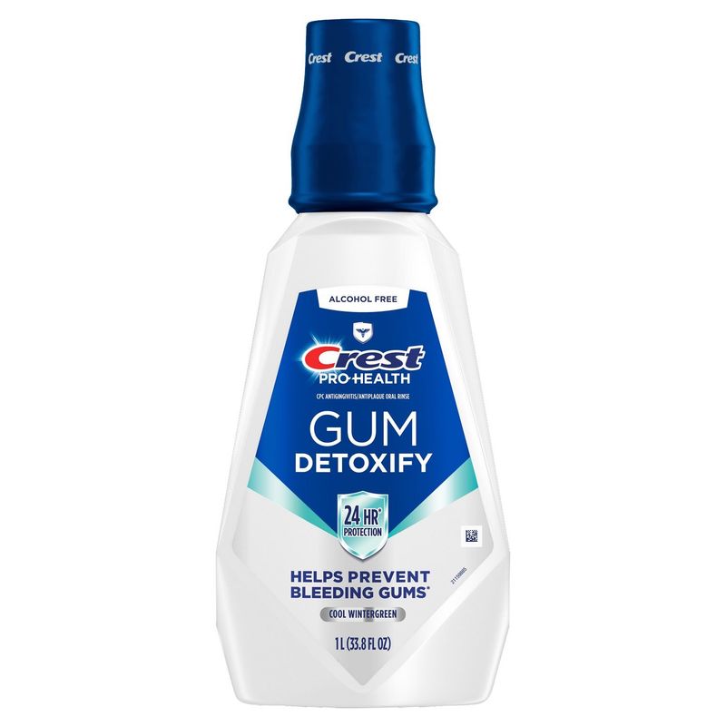 Crest Pro-Health Gum Detoxify Mouthwash/Mouth Rinse, Antigingivitis &amp; Antiplaque, Neutralizes Plaqu