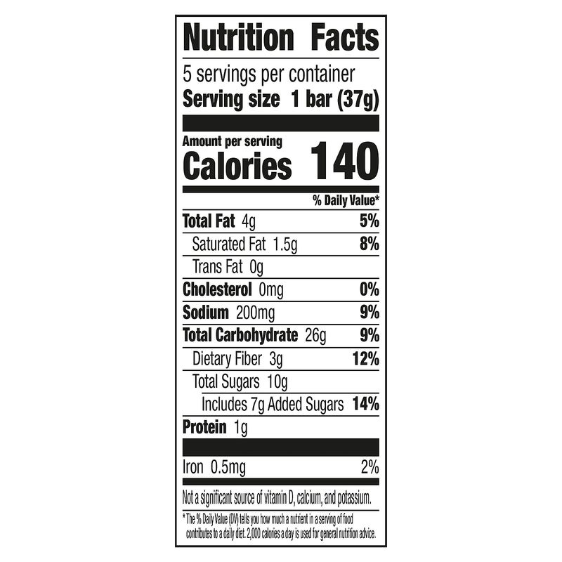 Mott's Blueberry Soft Baked Apple Filled Bars, 1.31 oz, 5 count