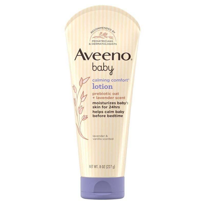 Aveeno Baby Lavender &amp; Vanilla Scented Calming Comfort Lotion, 8 oz