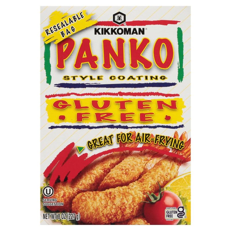 Kikkoman Gluten Free Panko Style Coating Bread Crumbs, 8 oz