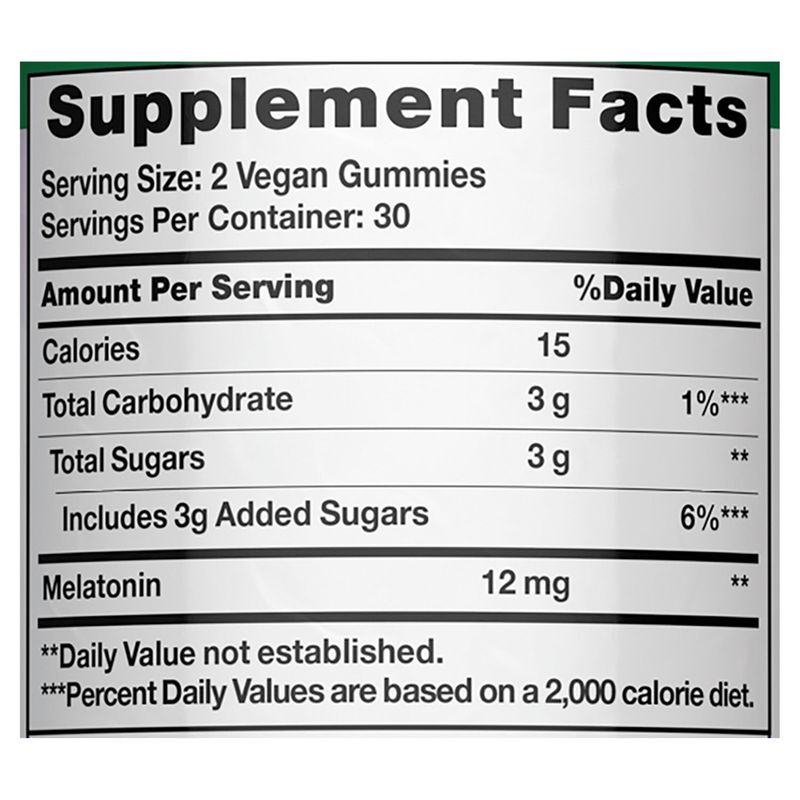 Nature's Truth Melatonin Delicious Mixed Berry Flavor Dietary Supplement, 60 count