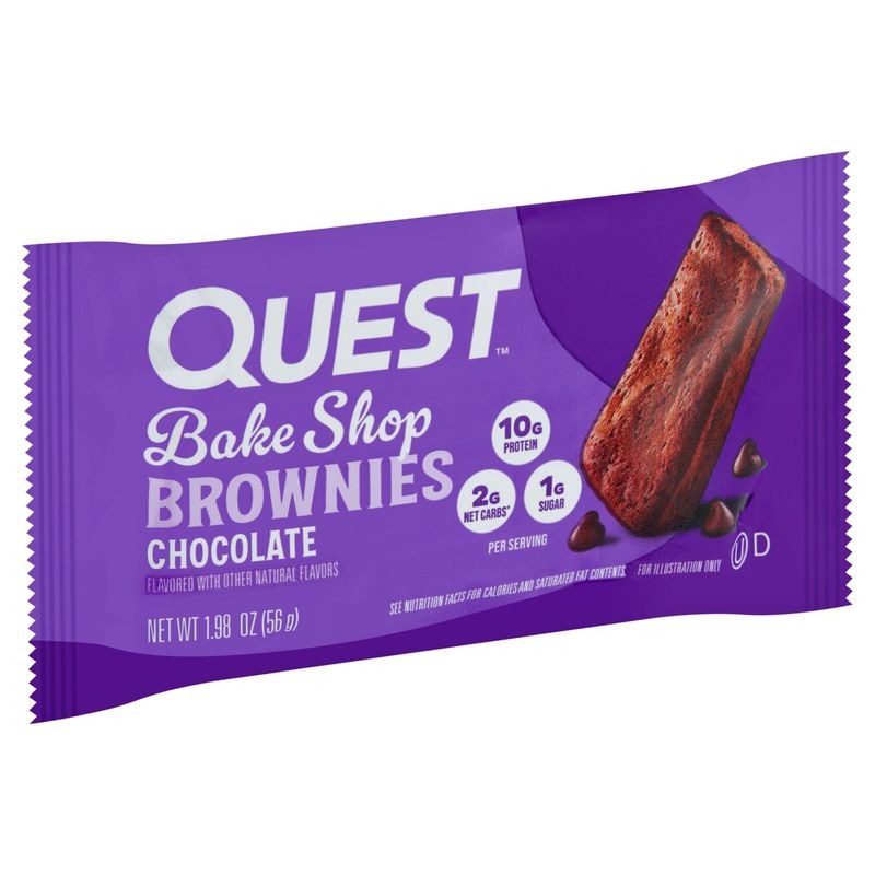 Quest Chocolate Bake Shop Brownies, 1.98 oz