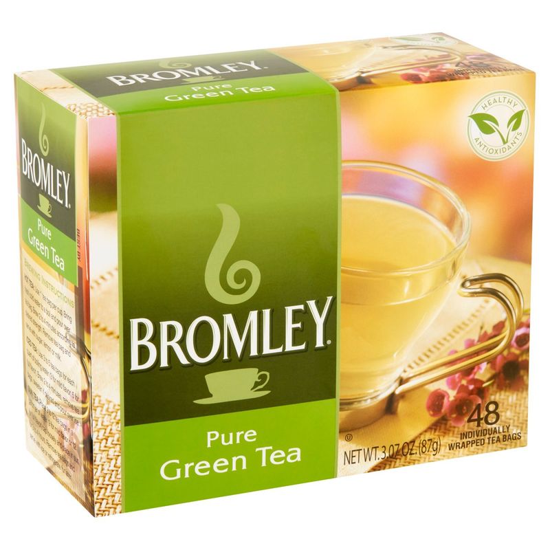 Bromley Pure Green Tea Bags, 48 count, 3.07 oz
