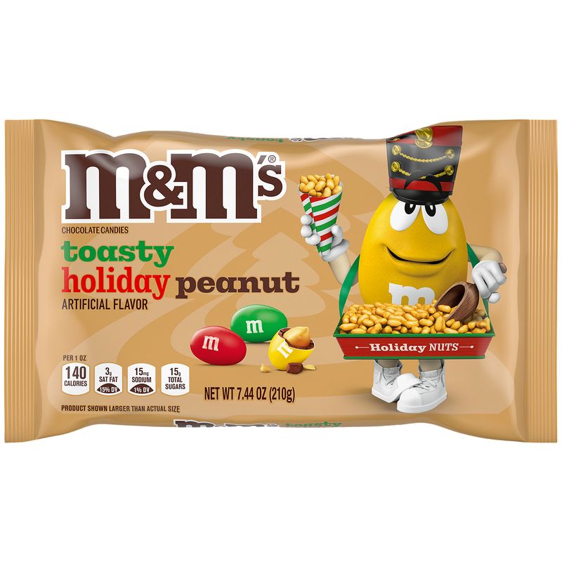 M&amp;M'S Toasty Holiday Peanut Christmas Candy