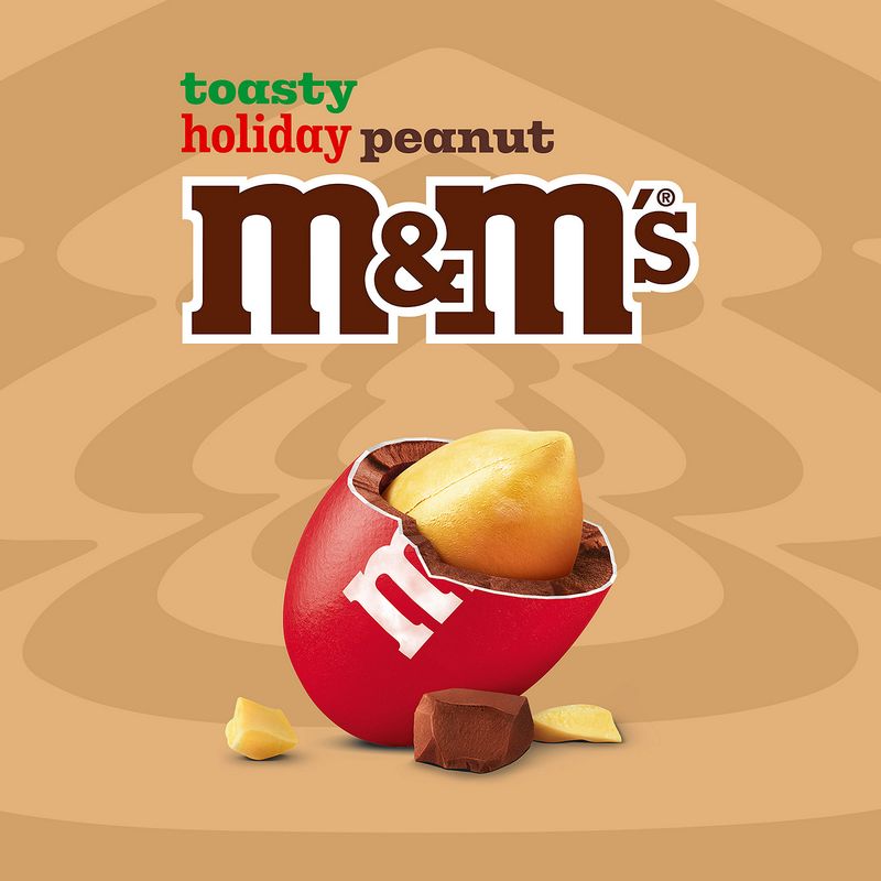 M&amp;M'S Toasty Holiday Peanut Christmas Candy