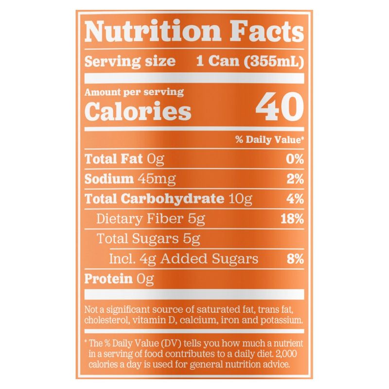 Slice Orange Healthy Soda, 12 fl oz