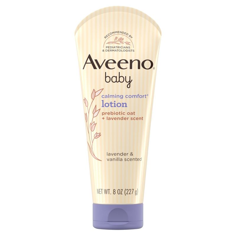 Aveeno Baby Lavender &amp; Vanilla Scented Calming Comfort Lotion, 8 oz