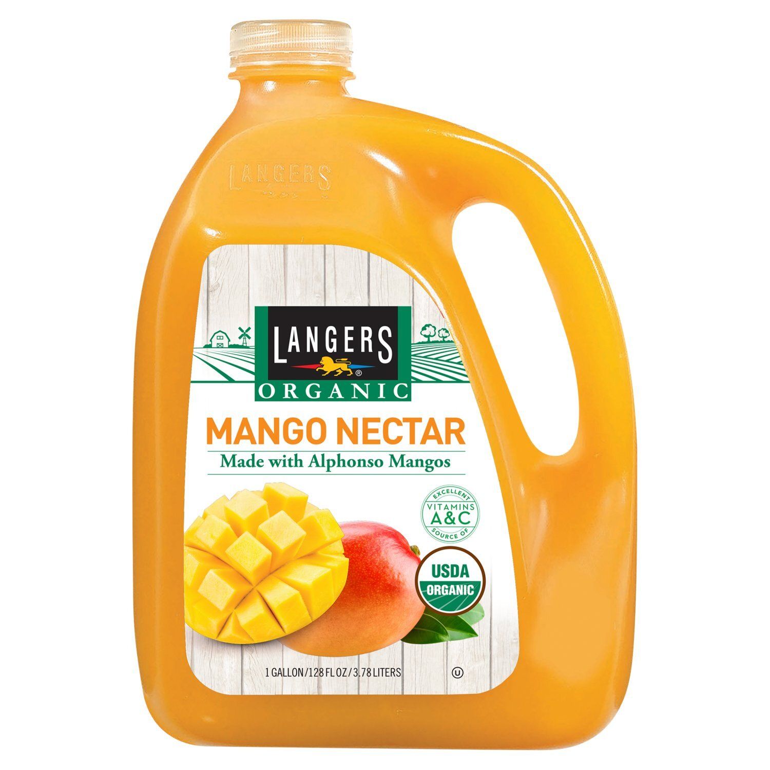 Langers Organic Mango Nectar, 128 fl oz