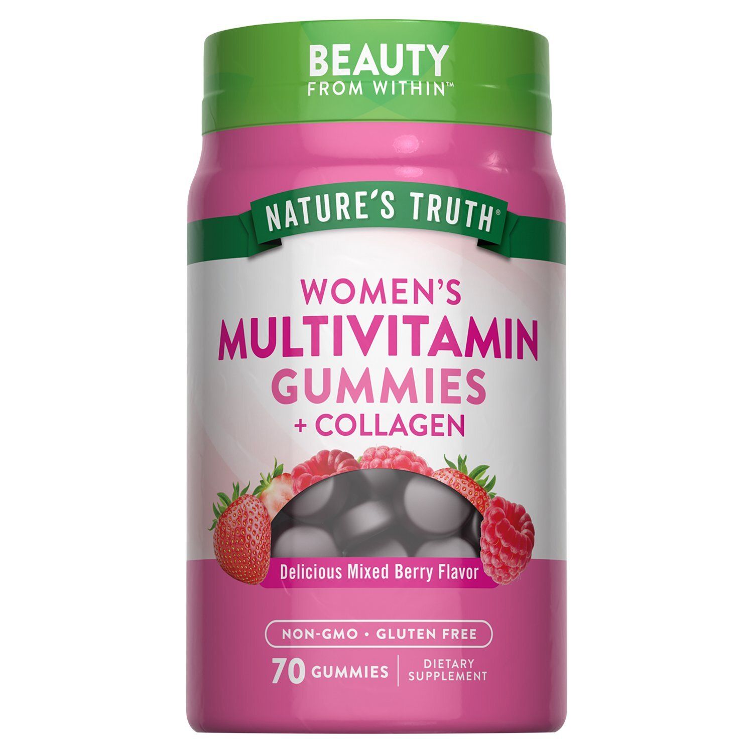 Nature's Truth Women's Multivitamin Gummies + Collagen Dietary Supplement, 70 count