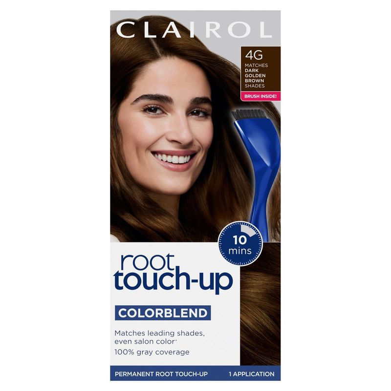 Clairol ColorBlend 4G Matches Dark Golden Brown Shades Permanent Root Touch-Up, 1 application