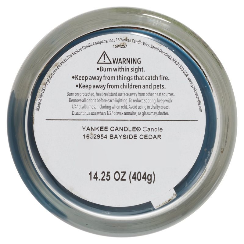 Yankee Candle Bayside Cedar Candle, 14.25 oz