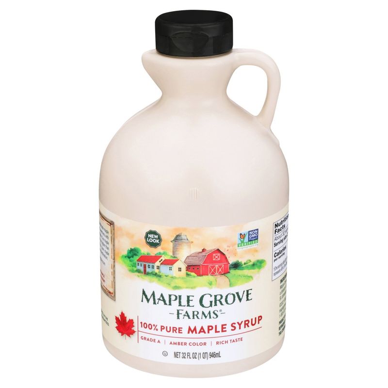 Maple Grove Farms 100% Pure Maple Syrup, 32 fl oz