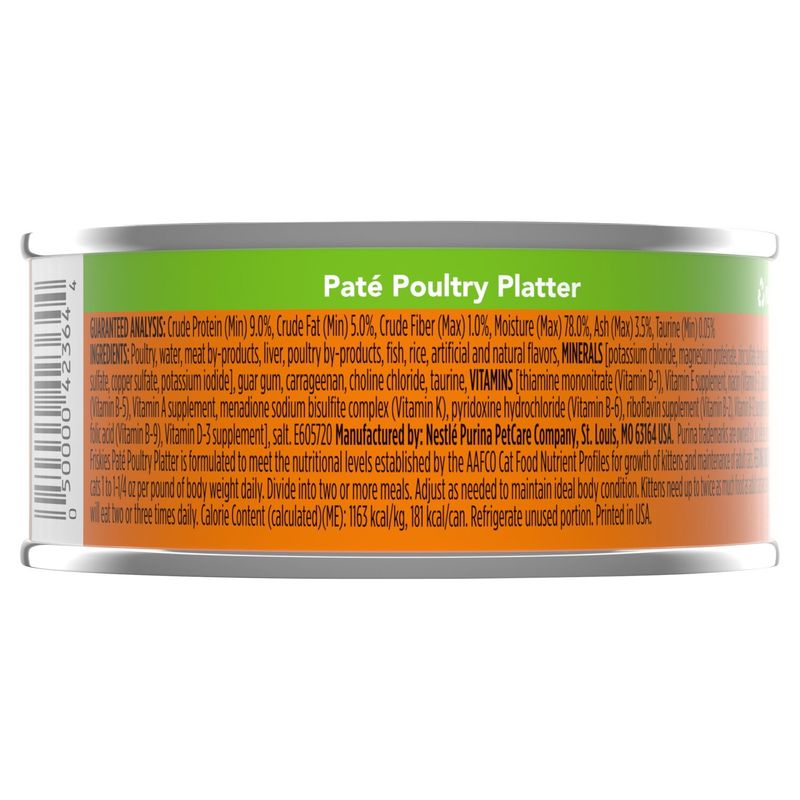 Purina Friskies Paté Poultry Platter Cat Food, 5.5 oz