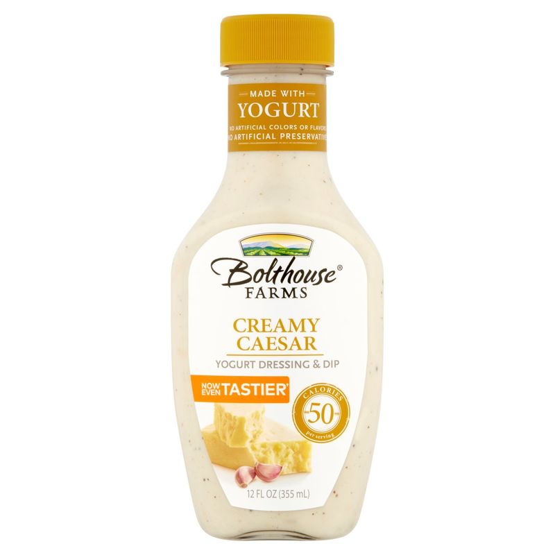 Bolthouse Farms Creamy Caesar Yogurt Dressing &amp; Dip, 12 fl oz