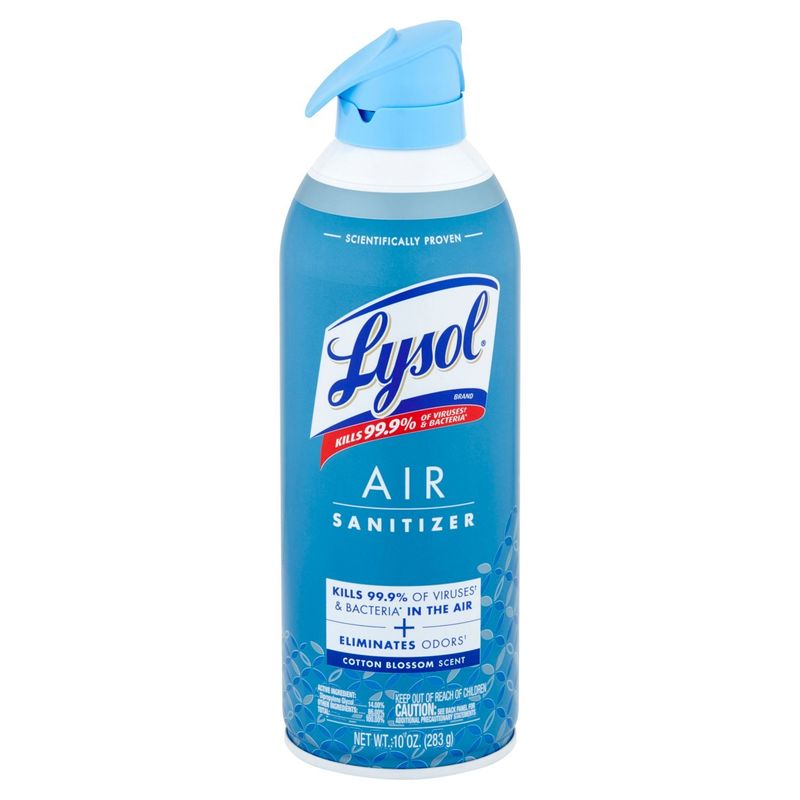 Lysol Cotton Blossom Scent Air Sanitizer, 10 oz