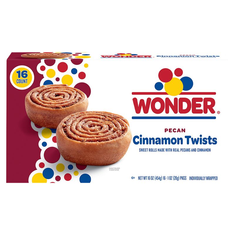 Wonder Pecan Cinnamon Twists, 1 oz, 16 count