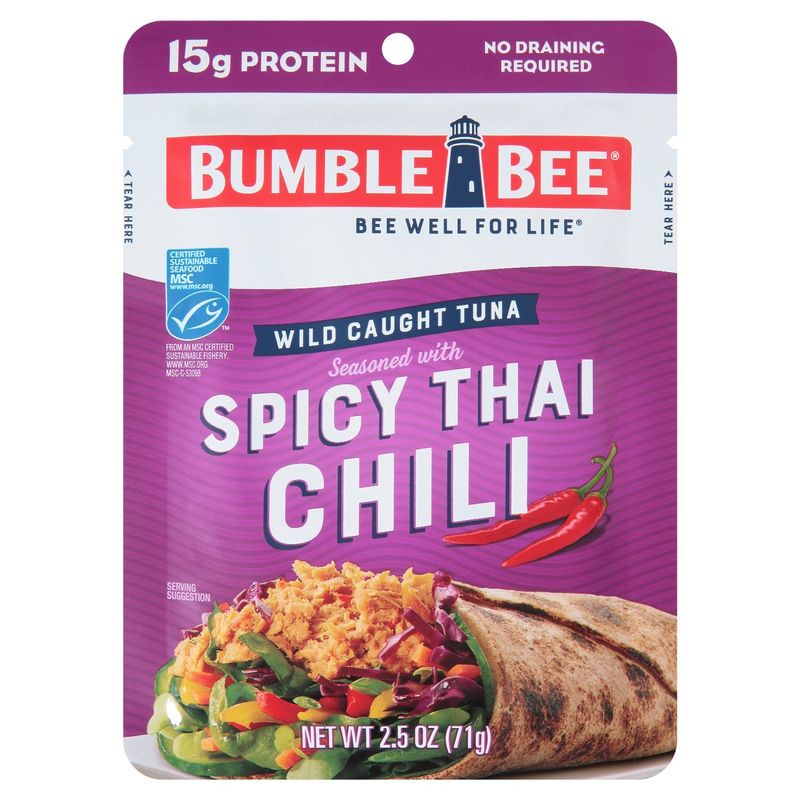 Bumble Bee Seasoned with Spicy Thai Chili Tuna, 2.5 oz