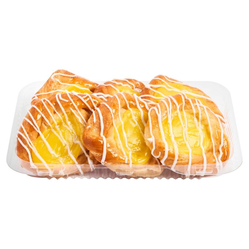 Mini Lemon Snail Danish, 6 Pack