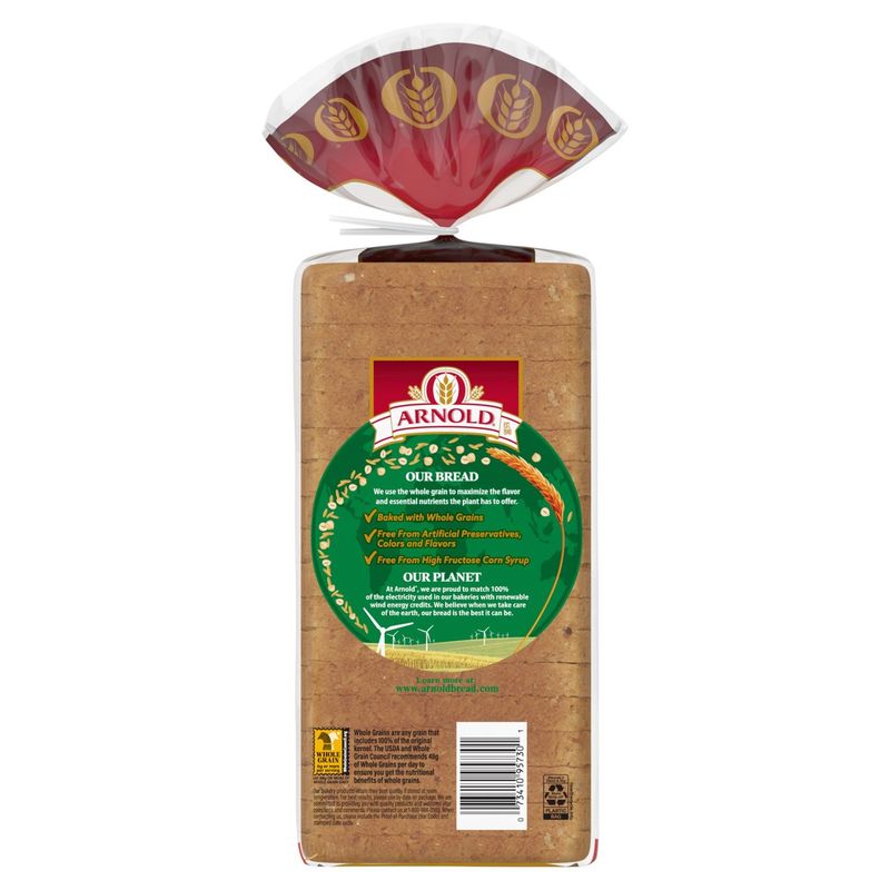 Arnold Small Slice Oatnut Whole Grains Bread, 1 lb 2 oz